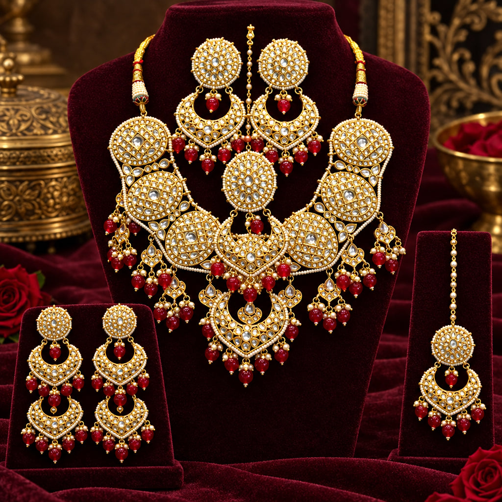 Earings - Bridal Jewellery - South Asian Bridal & Groom Outfit Inspiration | Zubis Collection Frisco Showroom