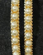 Classic Pearl Bangles Pair - View Angle 1 - Bridal Outfit Inspiration | Zubis Collection