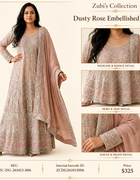 Dusty Rose Embellished Gown character sheet