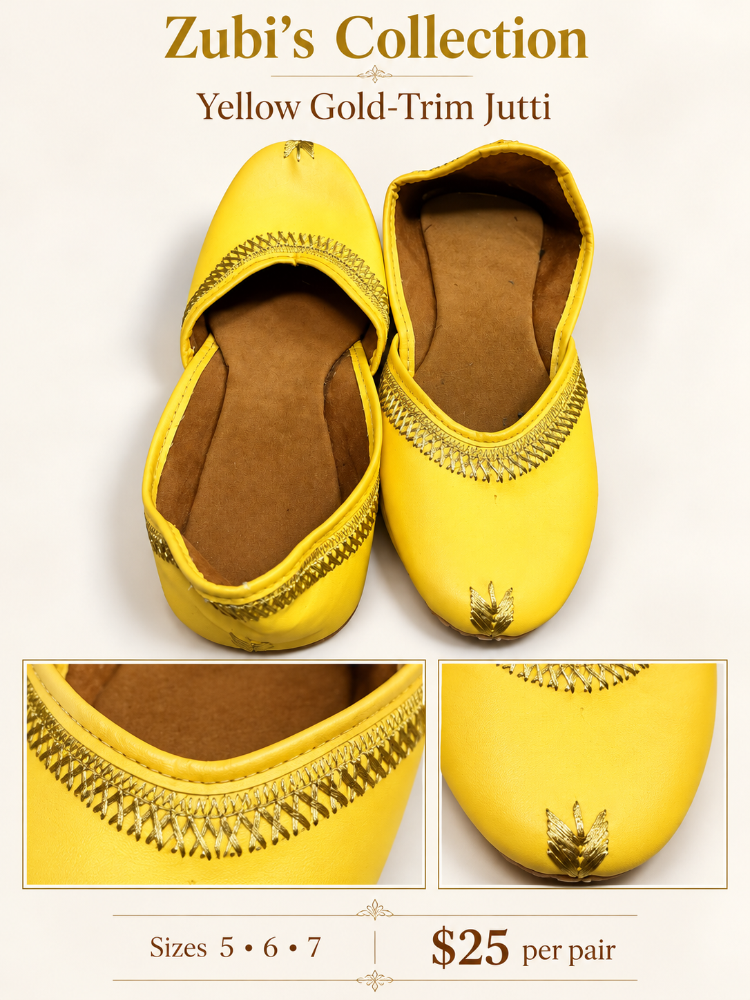 Yellow Gold-Trim Jutti character sheet