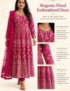 Magenta dress character sheet