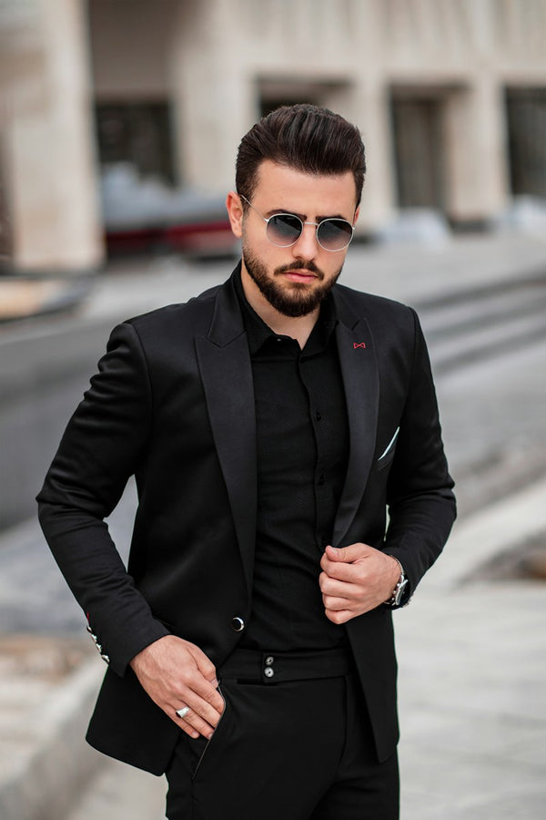 Nawab Velvet Embroidered Bandhgala